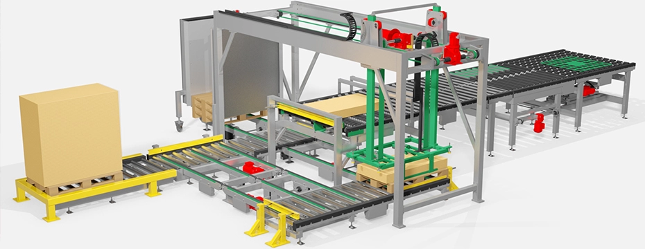 conveyor and palletizer